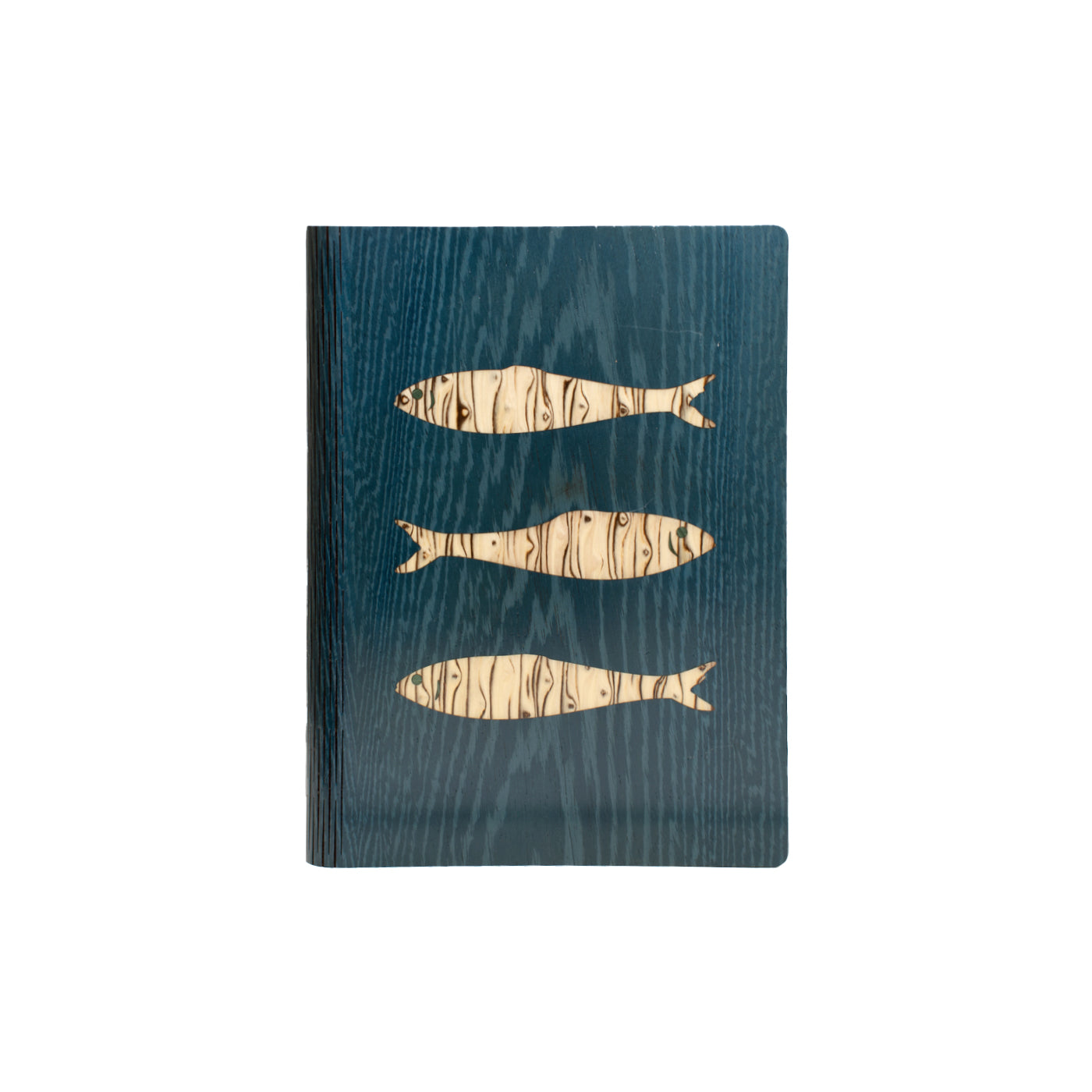 Fish Notebook | Bark & Rock Refillable Wood Journals
